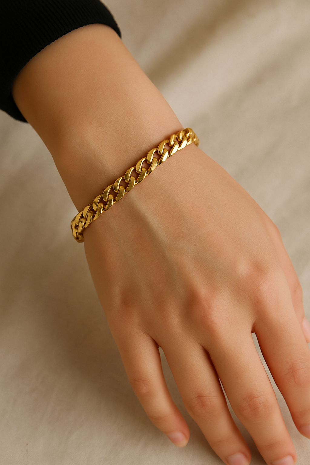 Cuban Link Chain Bracelet | Stainless Steel | Gold & Silver