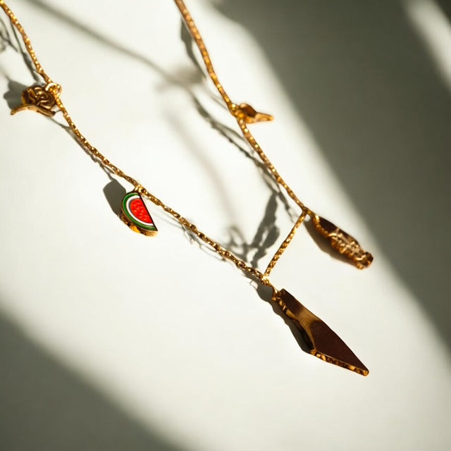 Palestine Charm Necklace