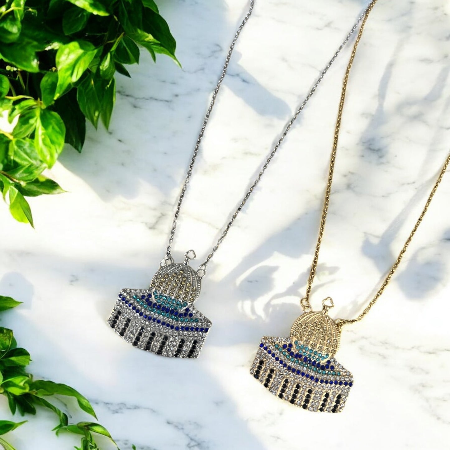 Dome of the Rock Necklace – Gold & Silver | Stainless Steel