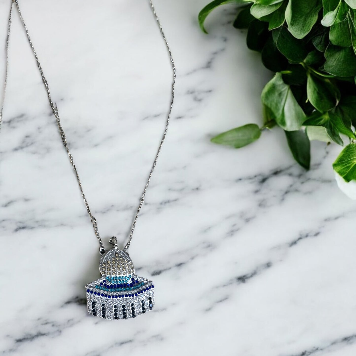Dome of the Rock Necklace – Gold & Silver | Stainless Steel
