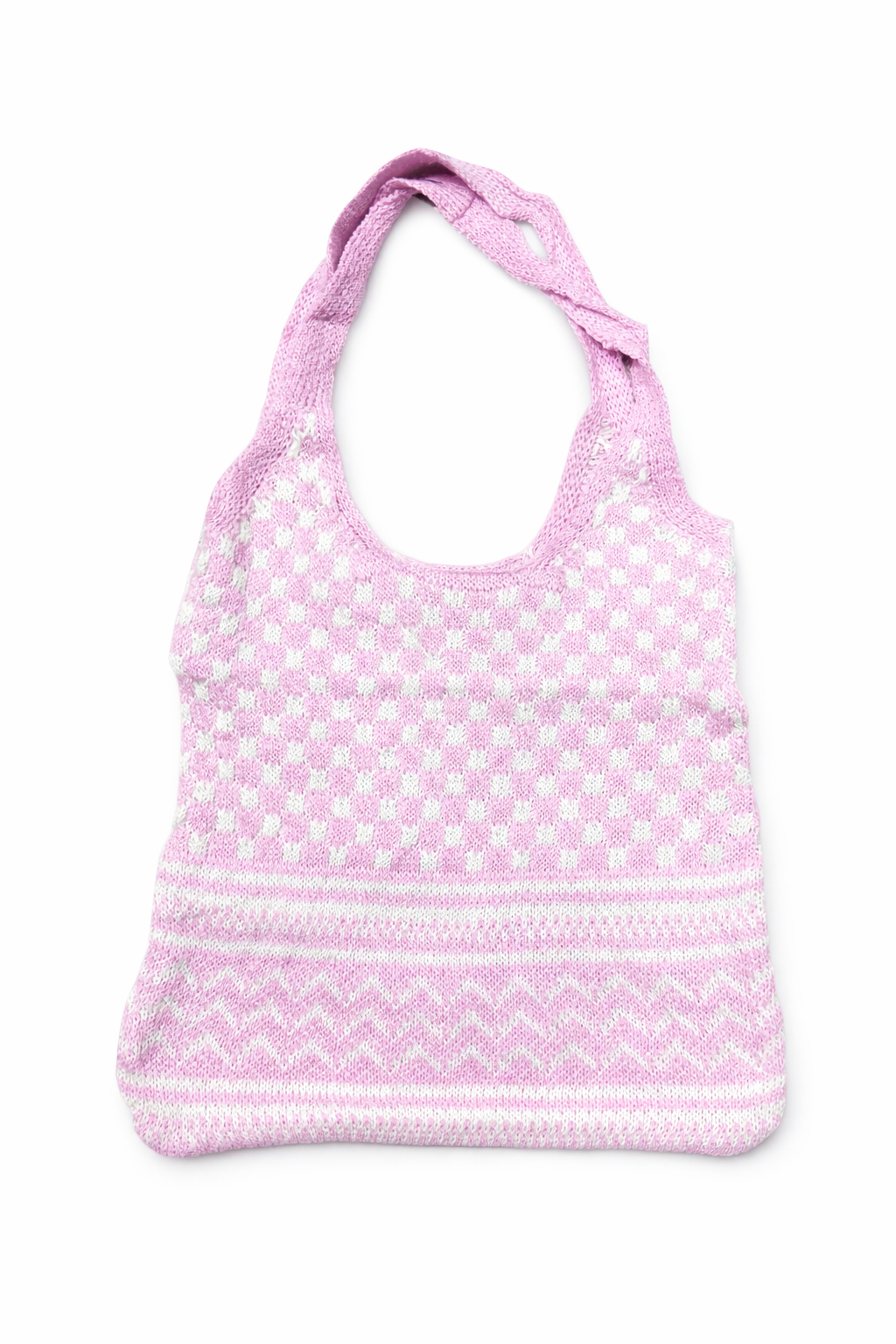 Knit Kuffiyeh Tote Bag | Salam Collective