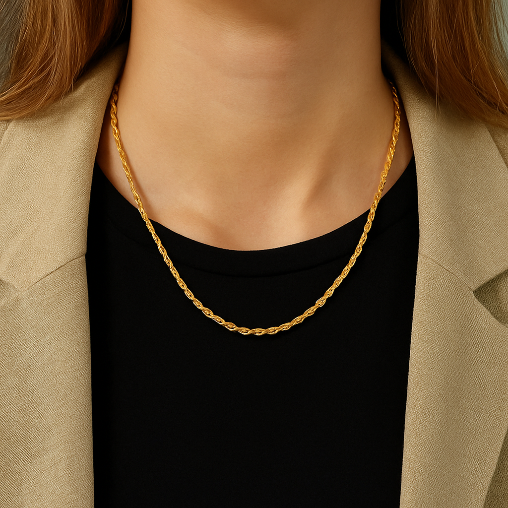 Rope Chain | Stainless Steel| Gold and Silver