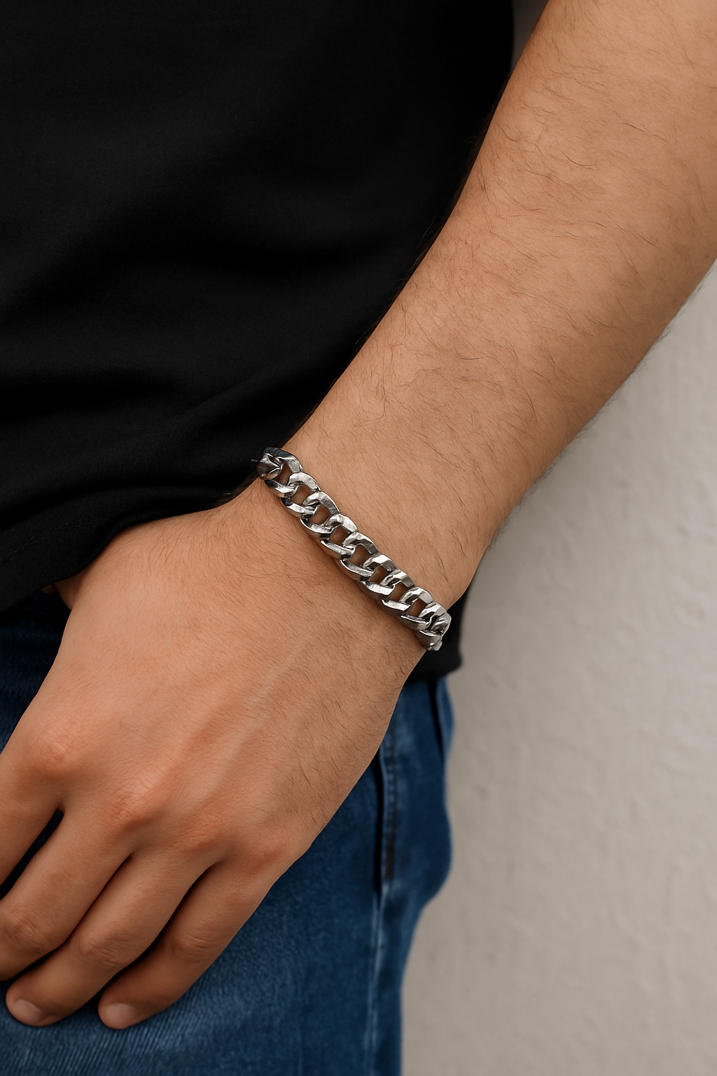 Cuban Link Chain Bracelet | Stainless Steel | Gold & Silver
