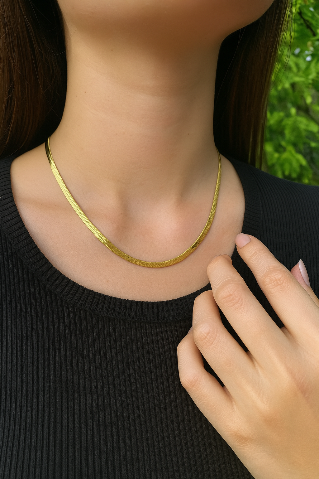 Herringbone Chain | Gold & Silver