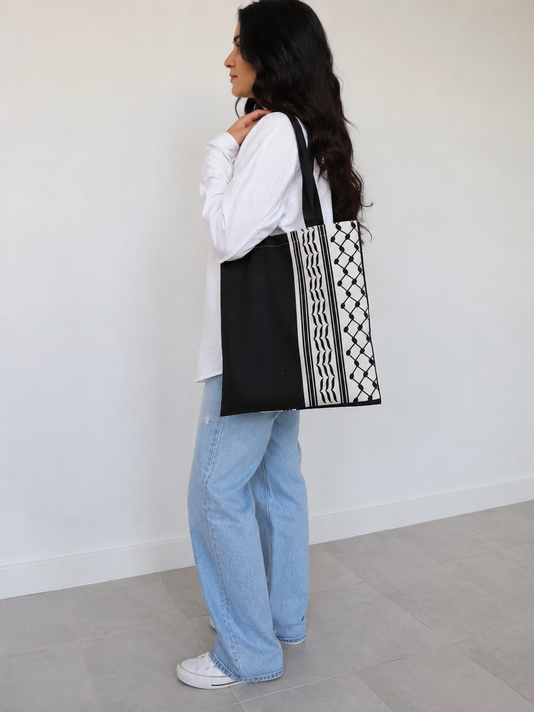 Kuffiyeh Canvas Tote Bag | Salam Collective
