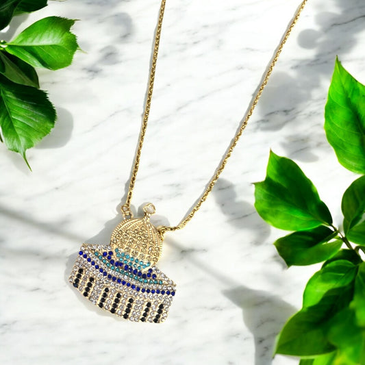 Dome of the Rock Necklace – Gold & Silver | Stainless Steel
