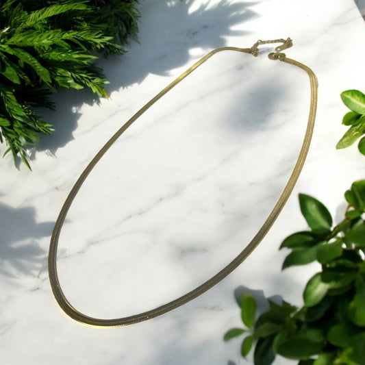 Herringbone Chain | Gold & Silver
