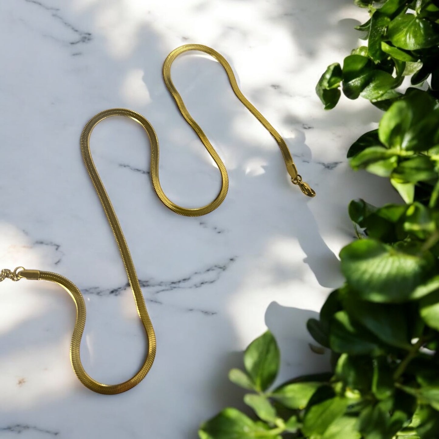 Herringbone Chain | Gold & Silver