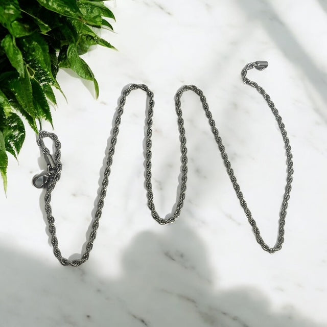 Rope Chain | Stainless Steel| Gold and Silver