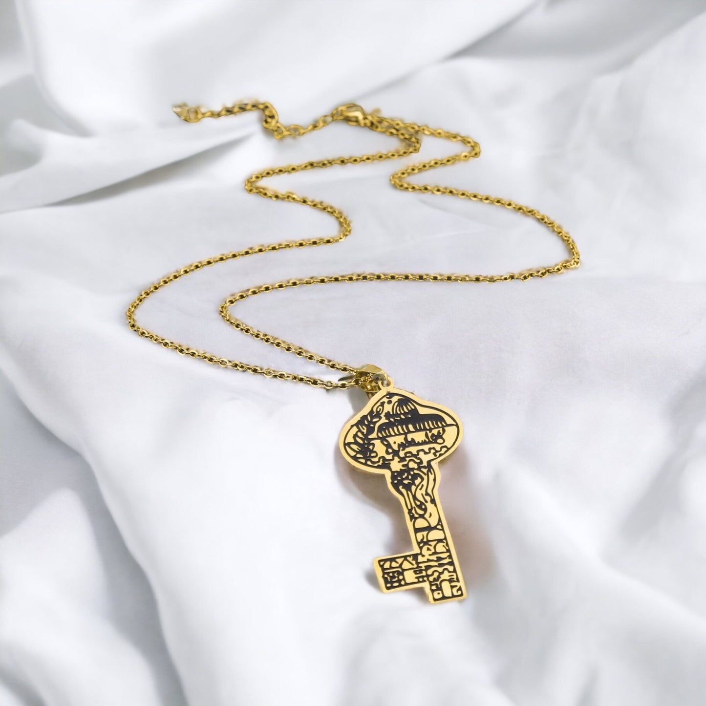 Palestine Key Necklace